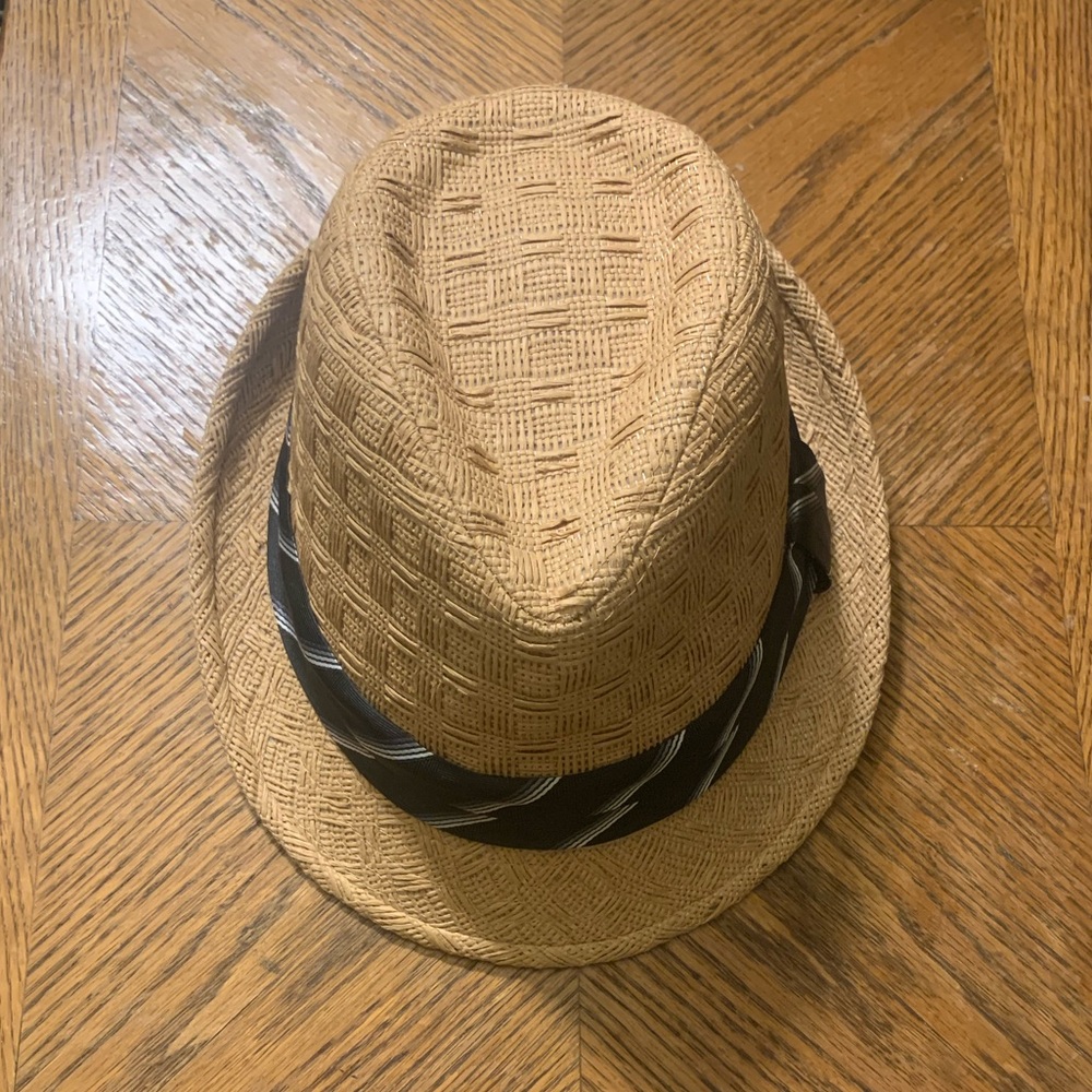 Tan Fedora with Black Band
